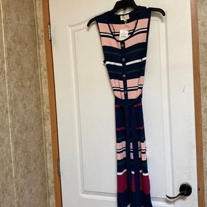 Melloday sleeveless dress with tie